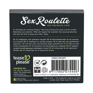 Gioco Erotico Sex Roulette: 24 Sfide Piccanti per Risvegliare il Desiderio